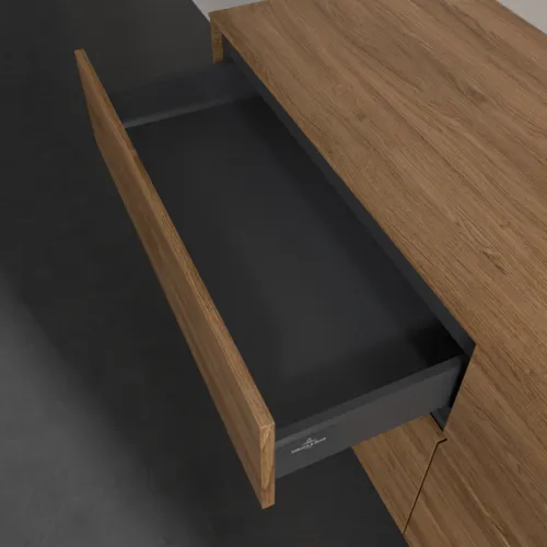 VILLEROY BOCH Toaletní skříňka Collaro, s osvětlením, 4 výsuvy, 1600 x 548 x 500 mm, dub Kansas #C079B0RH, obrázek 8