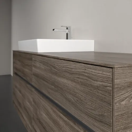 VILLEROY BOCH Umyvadlová skříňka Collaro, s osvětlením, 4 výsuvy, 1400 x 548 x 500 mm, dub kamenný #C085B0RK, obrázek 6