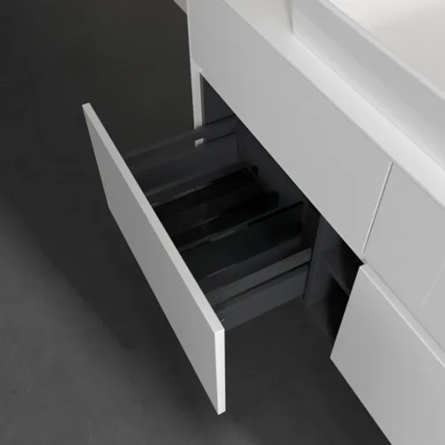 VILLEROY BOCH Collaro toaletní skříňka, s osvětlením, 4 výsuvy, 1200 x 548 x 500 mm, lesklá bílá / lesklá bílá #C081B0DH, obrázek 7