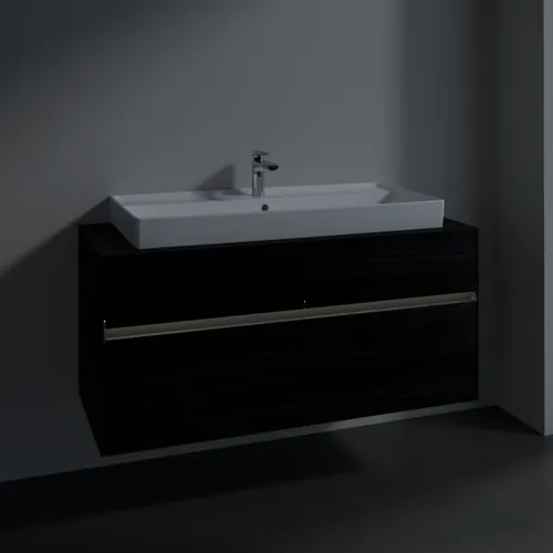 VILLEROY BOCH Toaletní skříňka Collaro, s osvětlením, 4 výsuvy, 1200 x 548 x 500 mm, černý dub / černý dub #C091B0AB, obrázek 5