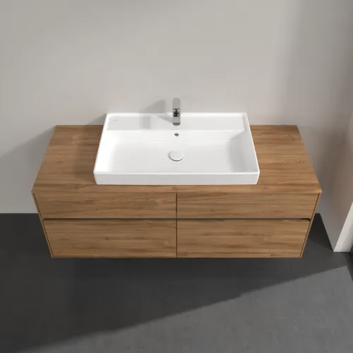 VILLEROY BOCH Toaletní skříňka Collaro, 4 výsuvy, 1400 x 548 x 500 mm, dub Kansas #C08800RH, obrázek 4