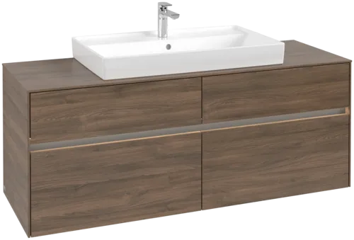 VILLEROY BOCH Toaletní skříňka Collaro, s osvětlením, 4 výsuvy, 1400 x 548 x 500 mm, Arizona Oak / Arizona Oak #C088B0VH