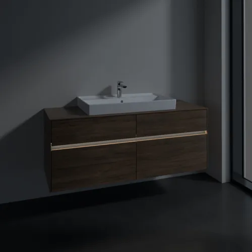 VILLEROY BOCH Toaletní skříňka Collaro, s osvětlením, 4 výsuvy, 1400 x 548 x 500 mm, Arizona Oak / Arizona Oak #C088B0VH, obrázek 5