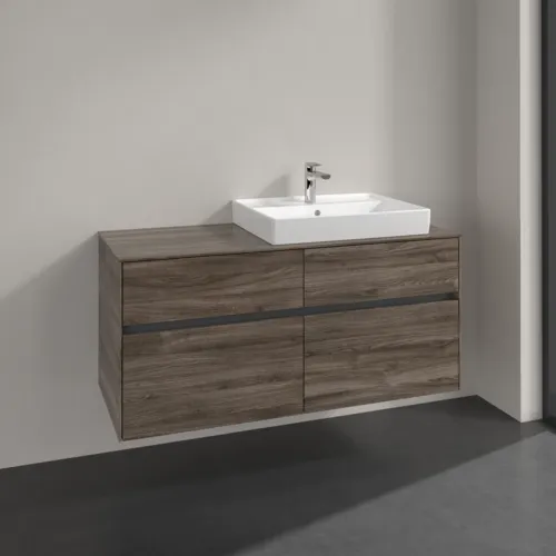 VILLEROY BOCH Toaletní skříňka Collaro, 4 výsuvy, 1200 x 548 x 500 mm, dub kamenný #C08300RK, obrázek 2