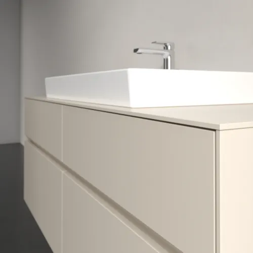 VILLEROY BOCH Toaletní skříňka Collaro, s osvětlením, 4 výsuvy, 1400 x 548 x 500 mm, Cashmere Grey / Cashmere Grey #C088B0VN, obrázek 6