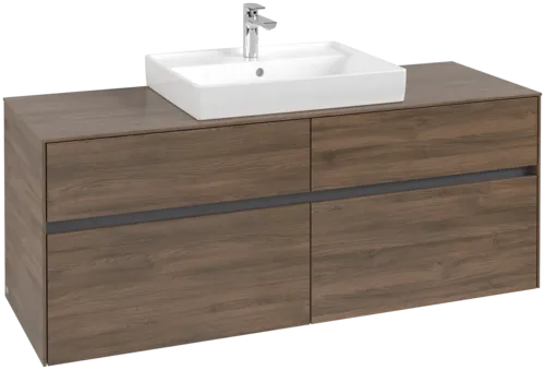 VILLEROY BOCH Toaletní skříňka Collaro, 4 výsuvy, 1400 x 548 x 500 mm, Arizona Oak / Arizona Oak #C08400VH