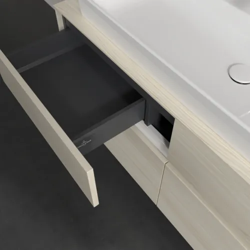 VILLEROY BOCH Toaletní skříňka Collaro, 4 výsuvy, 1200 x 548 x 500 mm, bílý dub / bílý dub #C09100AA, obrázek 7