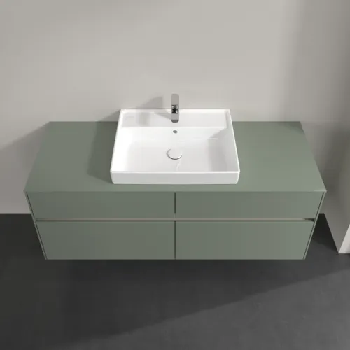 VILLEROY BOCH Toaletní skříňka Collaro, s osvětlením, 4 výsuvy, 1400 x 548 x 500 mm, Soft Green / Soft Green #C084B0AF, obrázek 4