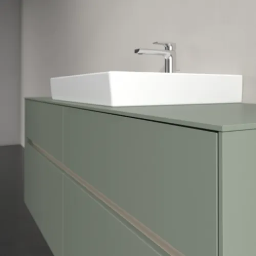 VILLEROY BOCH Toaletní skříňka Collaro, s osvětlením, 4 výsuvy, 1400 x 548 x 500 mm, Soft Green / Soft Green #C084B0AF, obrázek 6
