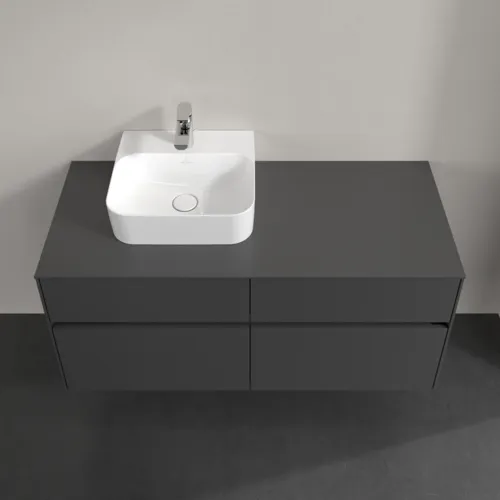 VILLEROY BOCH Collaro toaletní skříňka, 4 výsuvy, 1200 x 548 x 500 mm, Grafit / Grafit #C09800VR, obrázek 4