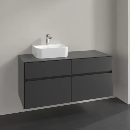 VILLEROY BOCH Collaro toaletní skříňka, 4 výsuvy, 1200 x 548 x 500 mm, Grafit / Grafit #C09800VR, obrázek 2