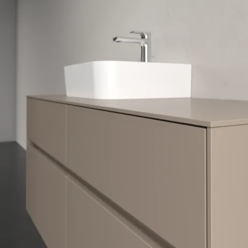 VILLEROY BOCH Toaletní skříňka Collaro, 4 výsuvy, 1200 x 548 x 500 mm, taupe / taupe #C09800VM, obrázek 5