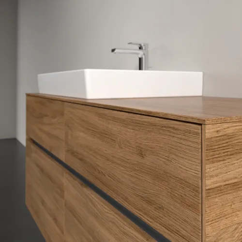 VILLEROY BOCH Toaletní skříňka Collaro, 4 výsuvy, 1200 x 548 x 500 mm, dub Kansas #C08200RH, obrázek 5