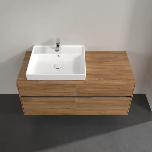 VILLEROY BOCH Toaletní skříňka Collaro, 4 výsuvy, 1200 x 548 x 500 mm, dub Kansas #C08200RH, obrázek 4