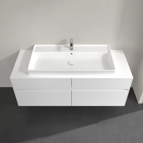 VILLEROY BOCH Toaletní skříňka Collaro, s osvětlením, 4 výsuvy, 1400 x 548 x 500 mm, bílá matná / bílá matná #C092B0MS, obrázek 4