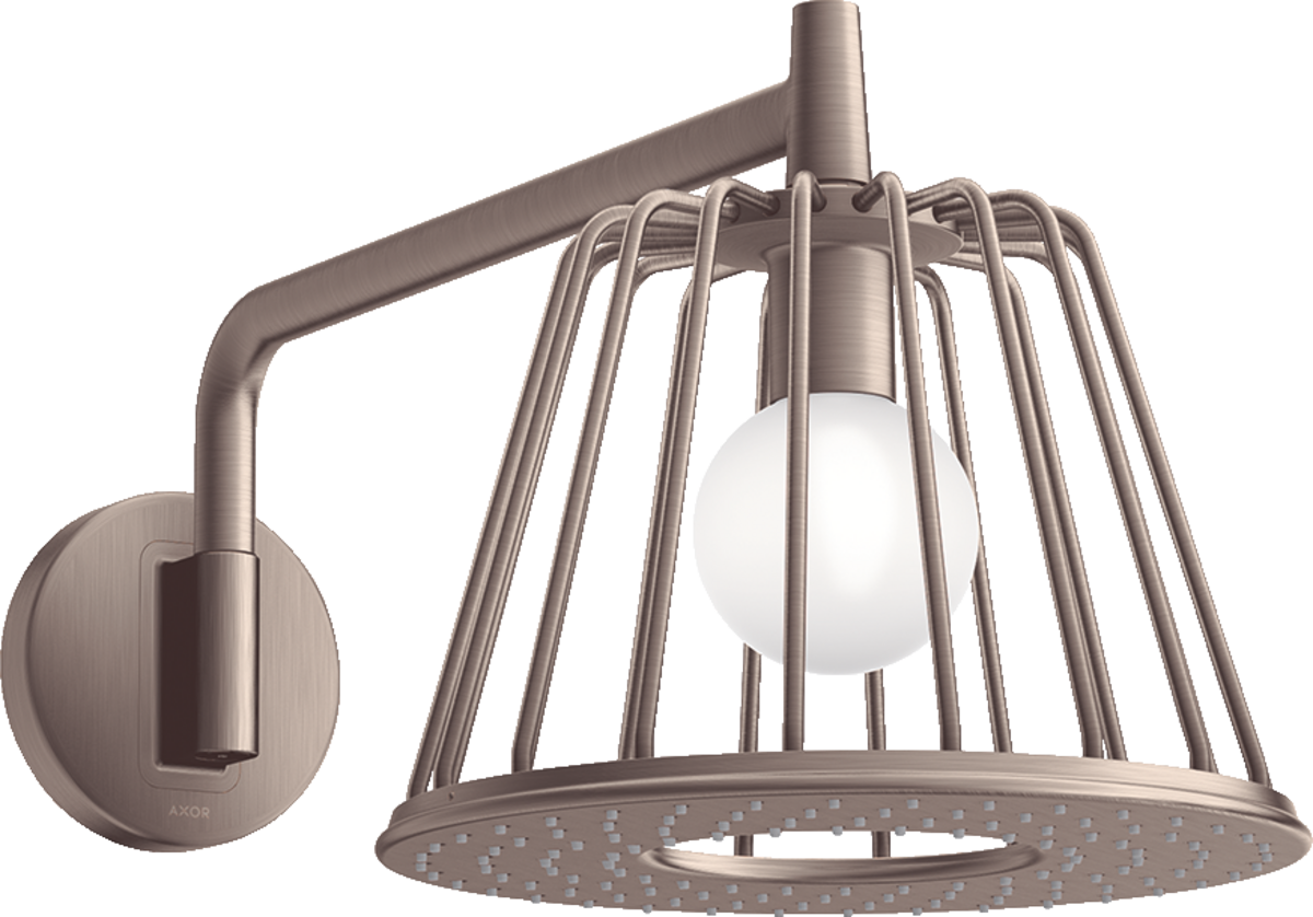 HANSGROHE AXOR LampShower/Nendo LampShower 275 1jet se sprchovým ramenem #26031820 - kartáčovaný nikl