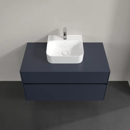 VILLEROY BOCH Collaro toaletní skříňka, s osvětlením, 2 výsuvy, 1000 x 548 x 500 mm, Marine Blue / Marine Blue #C094B0VQ, obrázek 4