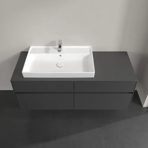 VILLEROY BOCH Collaro toaletní skříňka, s osvětlením, 4 výsuvy, 1400 x 548 x 500 mm, Grafit / Grafit #C089B0VR, obrázek 4