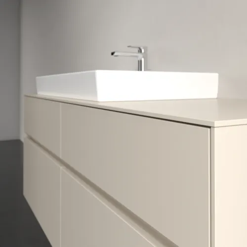 VILLEROY BOCH Toaletní skříňka Collaro, s osvětlením, 4 výsuvy, 1400 x 548 x 500 mm, Cashmere Grey / Cashmere Grey #C089B0VN, obrázek 6