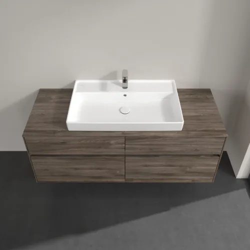 VILLEROY BOCH Umyvadlová skříňka Collaro, s osvětlením, 4 výsuvy, 1400 x 548 x 500 mm, dub kamenný #C088B0RK, obrázek 4