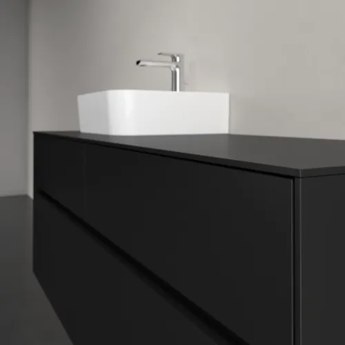 VILLEROY BOCH Toaletní skříňka Collaro, s osvětlením, 4 výsuvy, 1400 x 548 x 500 mm, Volcano Black / Volcano Black #C101B0VL, obrázek 6