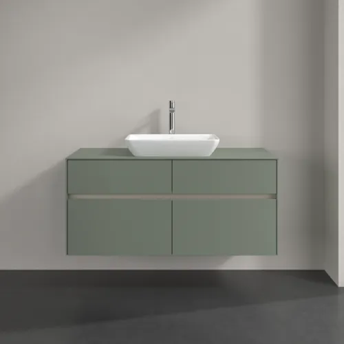 VILLEROY BOCH Toaletní skříňka Collaro, s osvětlením, 4 výsuvy, 1200 x 548 x 500 mm, Soft Green / Soft Green #C112B0AF, obrázek 3