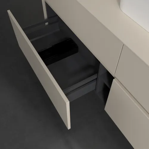 VILLEROY BOCH Toaletní skříňka Collaro, 4 výsuvy, 1600 x 548 x 500 mm, Cashmere Grey / Cashmere Grey #C10400VN, obrázek 6