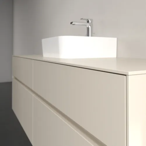 VILLEROY BOCH Toaletní skříňka Collaro, 4 výsuvy, 1600 x 548 x 500 mm, Cashmere Grey / Cashmere Grey #C10400VN, obrázek 5