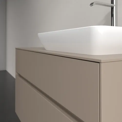 VILLEROY BOCH Toaletní skříňka Collaro, 2 výsuvy, 1000 x 548 x 500 mm, taupe / taupe #C11100VM, obrázek 5