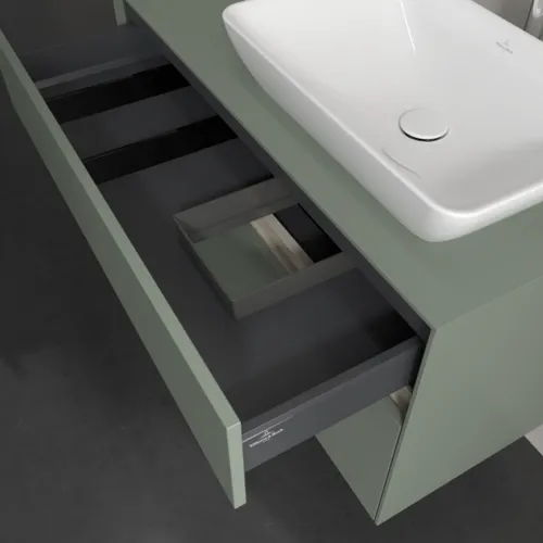 VILLEROY BOCH Collaro toaletní skříňka, s osvětlením, 2 výsuvy, 1000 x 548 x 500 mm, Soft Green / Soft Green #C111B0AF, obrázek 8
