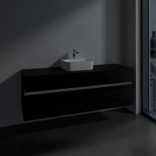 VILLEROY BOCH Toaletní skříňka Collaro, s osvětlením, 4 výsuvy, 1600 x 548 x 500 mm, černý dub / černý dub #C104B0AB, obrázek 5