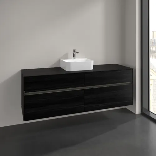 VILLEROY BOCH Toaletní skříňka Collaro, s osvětlením, 4 výsuvy, 1600 x 548 x 500 mm, černý dub / černý dub #C104B0AB, obrázek 2