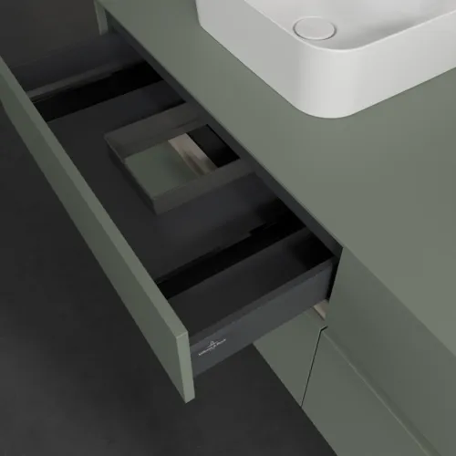 VILLEROY BOCH Toaletní skříňka Collaro, 4 výsuvy, 1600 x 548 x 500 mm, Soft Green / Soft Green #C10700AF, obrázek 7