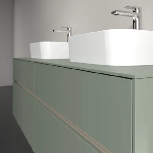 VILLEROY BOCH Toaletní skříňka Collaro, 4 výsuvy, 1600 x 548 x 500 mm, Soft Green / Soft Green #C10700AF, obrázek 5