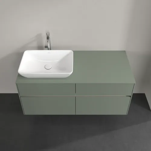 VILLEROY BOCH Toaletní skříňka Collaro, 4 výsuvy, 1200 x 548 x 500 mm, Soft Green / Soft Green #C11300AF, obrázek 4