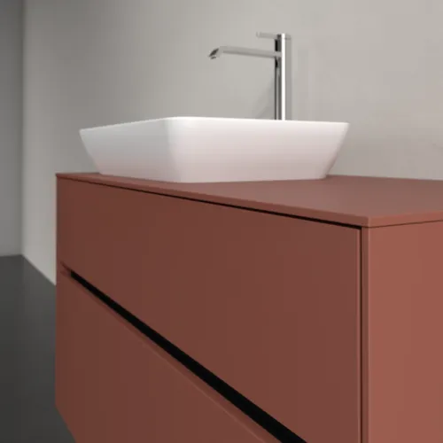 VILLEROY BOCH Collaro toaletní skříňka, s osvětlením, 2 výsuvy, 1000 x 548 x 500 mm, Vínově červená / Vínově červená #C110B0AH, obrázek 6