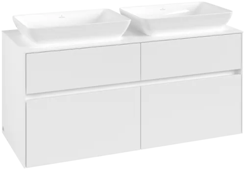 VILLEROY BOCH Toaletní skříňka Collaro, 4 výsuvy, 1200 x 548 x 500 mm, bílá matná / bílá matná #C11500MS