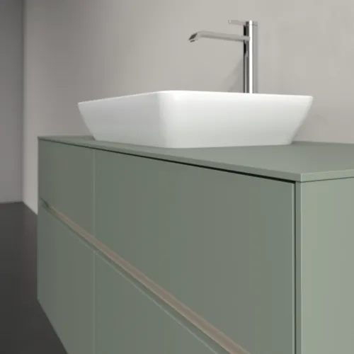 VILLEROY BOCH Toaletní skříňka Collaro, 4 výsuvy, 1200 x 548 x 500 mm, Soft Green / Soft Green #C11200AF, obrázek 5