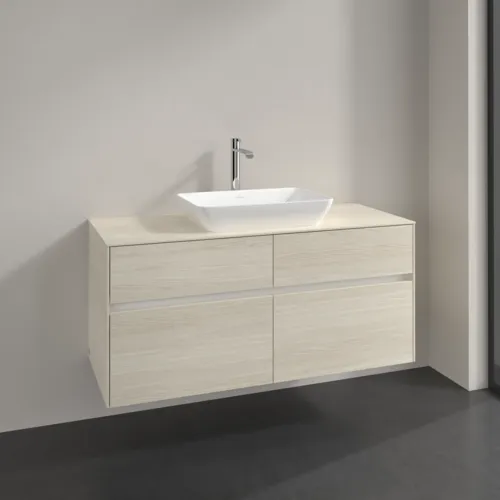 VILLEROY BOCH Toaletní skříňka Collaro, 4 výsuvy, 1200 x 548 x 500 mm, bílý dub / bílý dub #C11200AA, obrázek 2