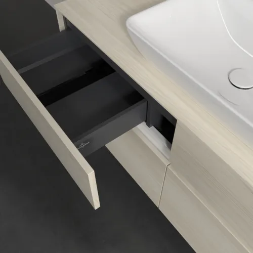 VILLEROY BOCH Toaletní skříňka Collaro, 4 výsuvy, 1200 x 548 x 500 mm, bílý dub / bílý dub #C11200AA, obrázek 7