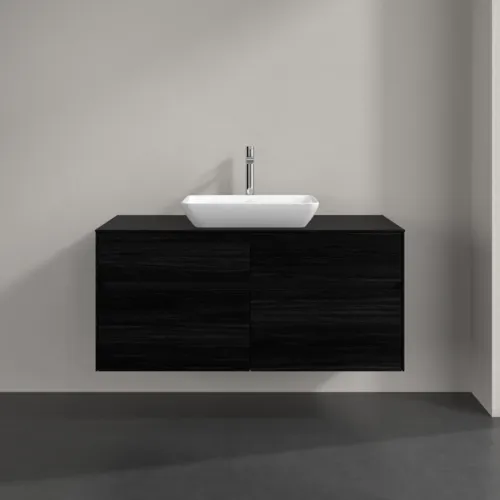 VILLEROY BOCH Toaletní skříňka Collaro, 4 výsuvy, 1200 x 548 x 500 mm, černý dub / černý dub #C11200AB, obrázek 3