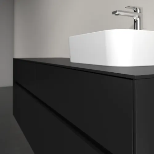 VILLEROY BOCH Toaletní skříňka Collaro, s osvětlením, 4 výsuvy, 1600 x 548 x 500 mm, Volcano Black / Volcano Black #C106B0VL, obrázek 6