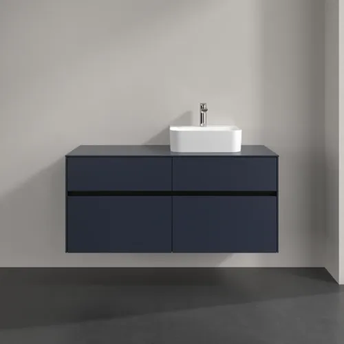 VILLEROY BOCH Toaletní skříňka Collaro, s osvětlením, 4 výsuvy, 1200 x 548 x 500 mm, Marine Blue / Marine Blue #C099B0VQ, obrázek 3