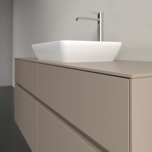 VILLEROY BOCH Toaletní skříňka Collaro, 4 výsuvy, 1400 x 548 x 500 mm, taupe / taupe #C11600VM, obrázek 5