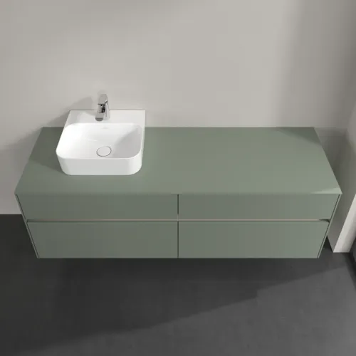 VILLEROY BOCH Toaletní skříňka Collaro, 4 výsuvy, 1600 x 548 x 500 mm, Soft Green / Soft Green #C10500AF, obrázek 4