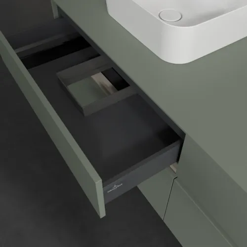 VILLEROY BOCH Toaletní skříňka Collaro, 4 výsuvy, 1600 x 548 x 500 mm, Soft Green / Soft Green #C10500AF, obrázek 7