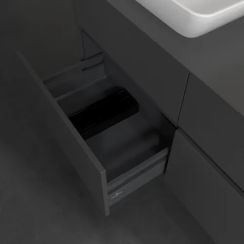 VILLEROY BOCH Collaro toaletní skříňka, s osvětlením, 4 výsuvy, 1200 x 548 x 500 mm, Grafit / Grafit #C113B0VR, obrázek 7