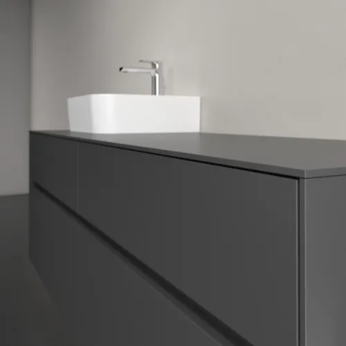 VILLEROY BOCH Toaletní skříňka Collaro, s osvětlením, 4 výsuvy, 1600 x 548 x 500 mm, Grafit / Grafit #C105B0VR, obrázek 6
