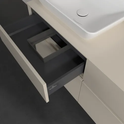 VILLEROY BOCH Toaletní skříňka Collaro, s osvětlením, 4 výsuvy, 1200 x 548 x 500 mm, Cashmere Grey / Cashmere Grey #C113B0VN, obrázek 8