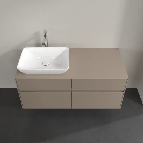 VILLEROY BOCH Toaletní skříňka Collaro, s osvětlením, 4 výsuvy, 1200 x 548 x 500 mm, taupe / taupe #C113B0VM, obrázek 4